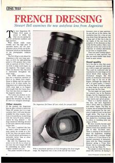 Angenieux 28-70/2.6 manual. Camera Instructions.